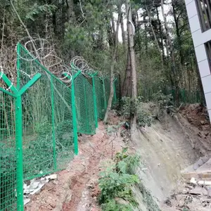 水库隔离双边丝护栏网 隔离栅栏 养殖场围网 可加工定做