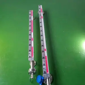 氨水储罐液位计 衬四氟防腐磁翻板液位变送器 浓硫酸液位传感器