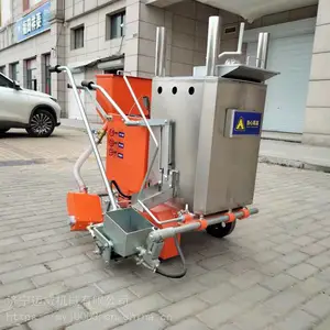 厂家供应热熔划线一体机 手推式道路标线机 可熔料划线