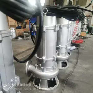 WQP不锈钢220V/380V工地高扬程农用灌溉大流量排污潜水泵
