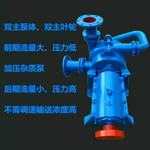 中泉矿用泥浆脱水压滤机入料加压杂质泵 流量大高压无泄漏