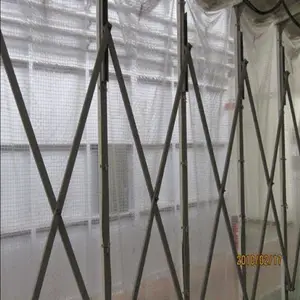 透明夹网透明加筋防尘罩蓬