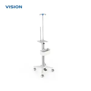 移动输液架推车 VISION 23138带托盘储物盒 五星底座万向脚轮