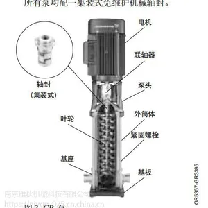 格兰富GRUNDFOS不锈钢CR32-2离心增压泵