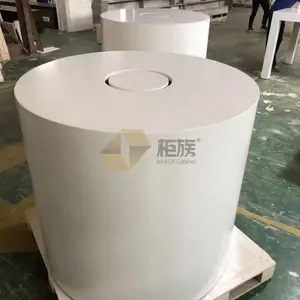 苹果白色系列展示柜台批发