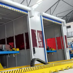 激光焊接防护房 铝型材焊接打磨除尘房 工业机器人防护房