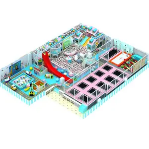 温州中青游乐专业设计生产2020新款淘气堡 网红抖音热门同款 室内大型组合蹦床