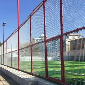 学校球场围栏 包塑勾花网5公分孔