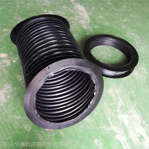 宝骏机械设备伸缩防护定制圆形伸缩防护罩 丝杠防护罩
