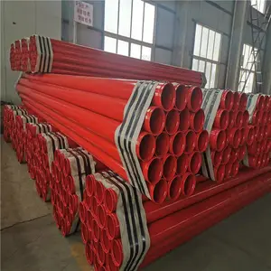 法兰式涂塑钢管 DN150卡箍式涂塑直缝钢管