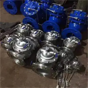 100X-16P DN80不锈钢法兰遥控浮球阀 液压水位控制阀