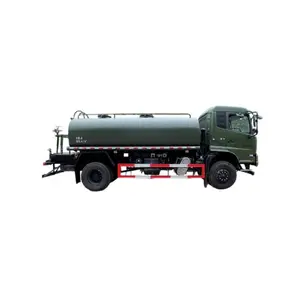 东风四驱越野洒水车 四驱不锈钢沙漠运水车