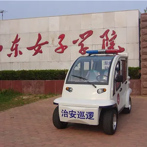 厂家供应益高品牌2座4座电动巡逻车机场码头车站街道巡逻车