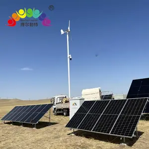 内 蒙牧民太阳能发电 风光互补离网供电系统博尔勃特