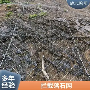 山体护坡加固做业 坡网防护 源头工厂 主动边坡防护网 支持定制 品标