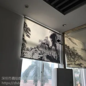 东莞刀刮布喷绘公司 UV超宽五米黑白布喷绘 520喷绘布