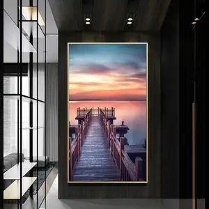满楼装饰画厂现代简约L框装饰画玄关壁画客厅挂画