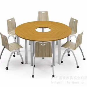 鸿泰课桌椅HT-9102小学生中学生学生铝合金桌椅套装中学校教室桌椅