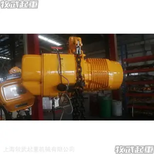 牧武起重供应船厂船坞吊装工位5吨22米单轨吊船用电动葫芦