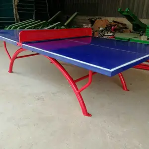 晶康牌室外SMC乒乓球台 纯钢板台面乒乓球桌 专业户外防水效果好