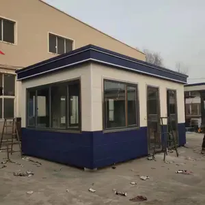 昌图成品门卫岗亭 辽阳售楼处岗亭 保安值班室活动房成品供应