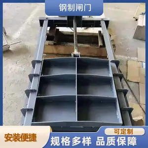 全新钢制一体闸门 防锈工艺 机闸一体高效实用 限流闸门