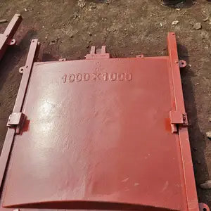 SYZ/ZMQY铸铁镶铜圆闸门,200mm 手电两用圆型铸铁镶铜闸门