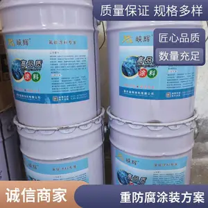 四川贵州重庆环氧重腐蚀面漆生产厂家 水池内壁防腐面涂 可调色