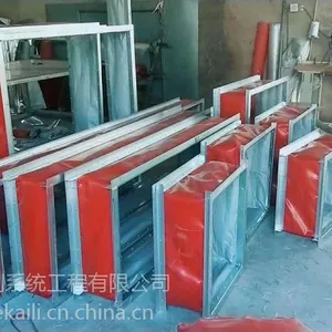 地铁专用硅玻钛软接/A一级防火软管/ 防排烟软管/北京大德开利