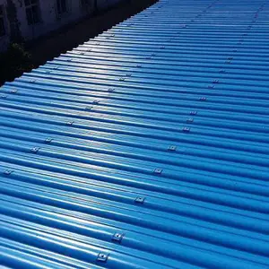 大连凡美UPVC氟塑型板 沉渣池遮雨棚瓦 化工厂防腐屋面内衬板 反吊吊顶 防腐塑钢瓦 不生锈彩钢板
