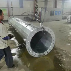 包头110KV输电钢管杆 钢结构钢杆价格 热镀锌防腐杆塔