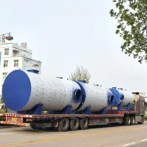 河南永兴锅炉集团供应120万大卡卧式燃气热风炉