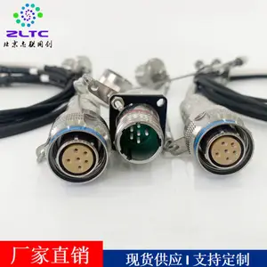 TELINK J599航插 6芯穿仓转接座 设备转接光纤连接器
