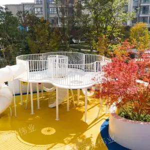 户外主题滑梯乐园 景区不锈钢滑梯设施 公园木质组合滑梯