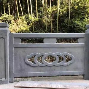 铸造石栏杆 仿石护栏 桥梁人造石护栏 青石栏 杆