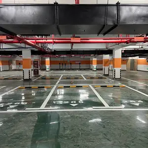 南京达尊交通工程公司地下停车场道路划线