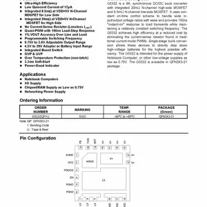 ����GMT���� G5332AQP1U ��Ч8Aͬ����ѹ�任�� ����о��Ӧ
