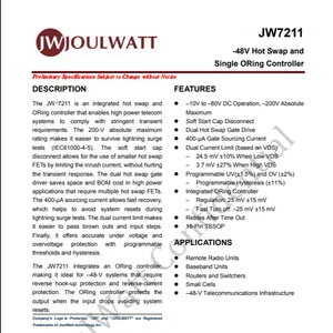 杰华特JW7211完全兼容替代TPS23532