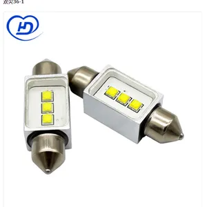 跨境热销 汽车LED解码双尖牌照阅读灯 C5W 31mm 36mm 39mm 41mm