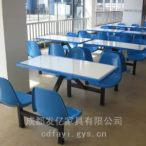 供应玻璃钢食堂餐桌椅，贵阳食堂快餐桌椅，贵州学校食堂餐桌椅厂家