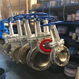 大量生产PZ41H-100C DN400 流动阻力小。阀体内部介质通道是直通的，介质成直线流动