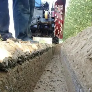 电缆铺设圆盘式开沟机 道路开沟机 水泥硬路面铺设暖气管道开槽机