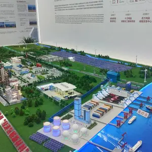 石油智能仓储物流沙盘模型制作