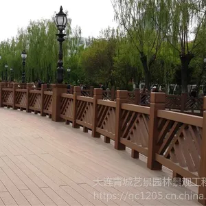 大连塑木护栏/护栏施工安装