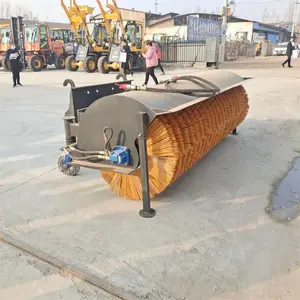 装载机式扫地机 沙场用喷水清扫机铲车双马达动力足