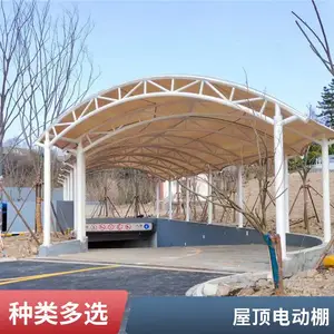 衢州装配式电动推拉雨棚户外活动厂房过道球场伸缩遮阳篷丽水移动蓬
