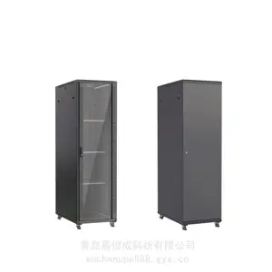 潮州市出售一舟27u网络机柜 一舟Q2.6627100前玻璃后钢板机柜销售