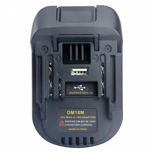 Battery Adapter DM18M for DCB200 M18锂电转替代牧田BL1830