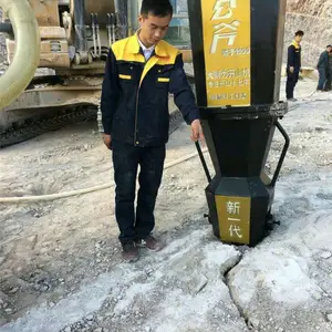 拆除基坑石头静态劈裂机