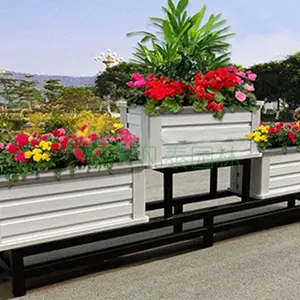 品字型花箱围栏 城市主题花箱 组合花箱 花箱围栏组合